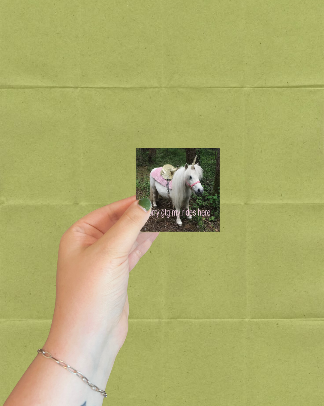 2.5" Unicorn Sticker