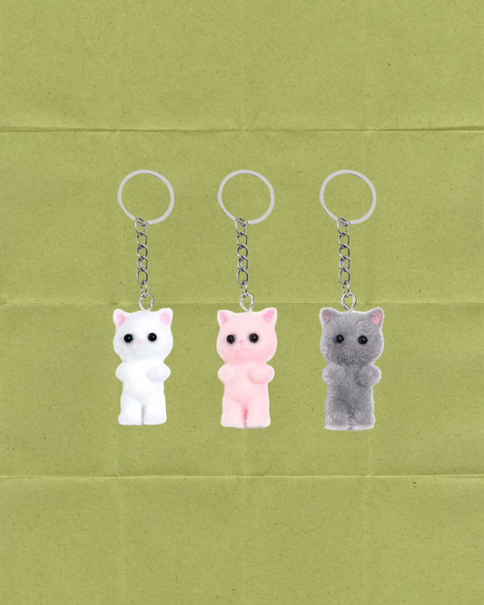 Calico Critter Cats Keychains