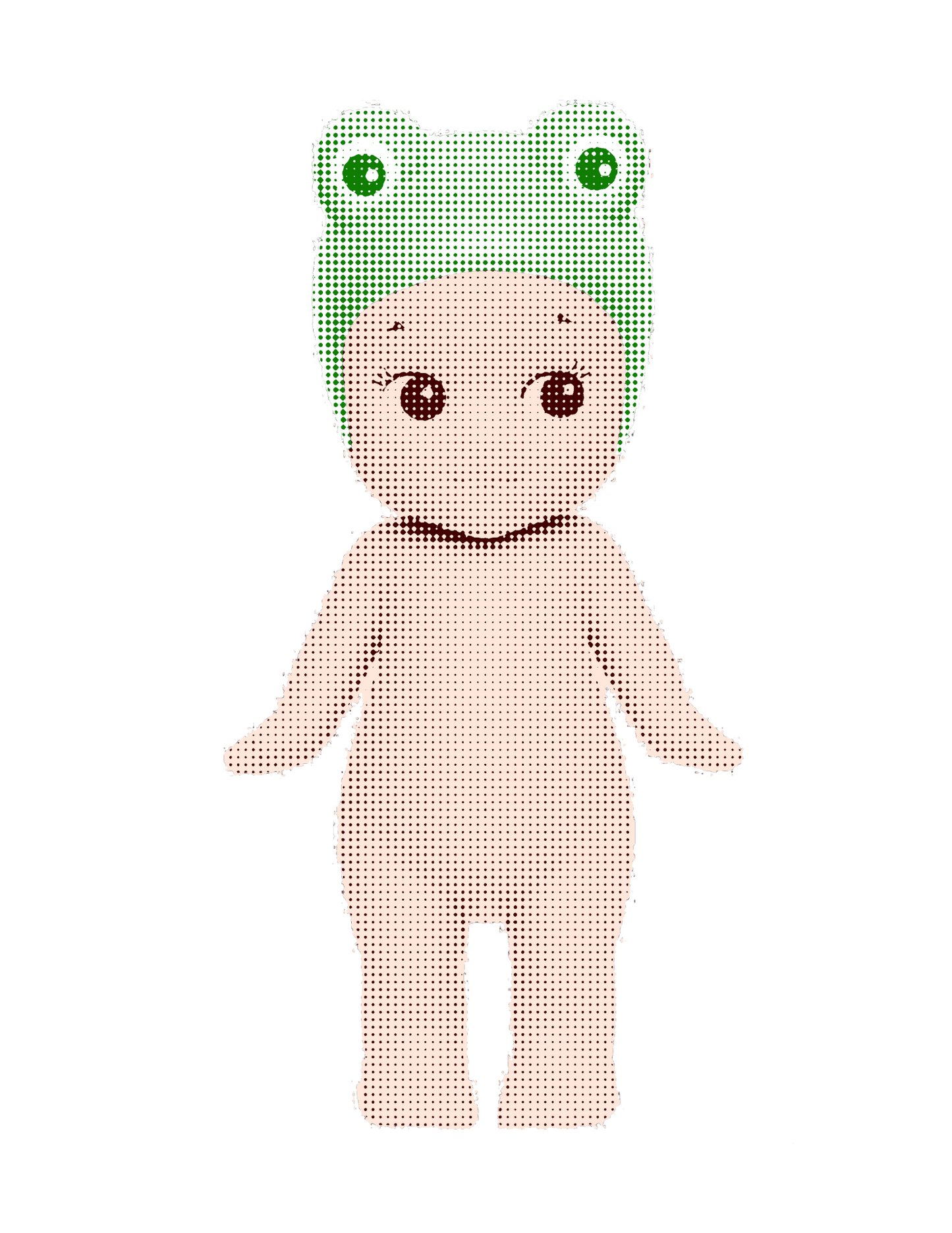 Sonny Angel Halftone Print - Frog