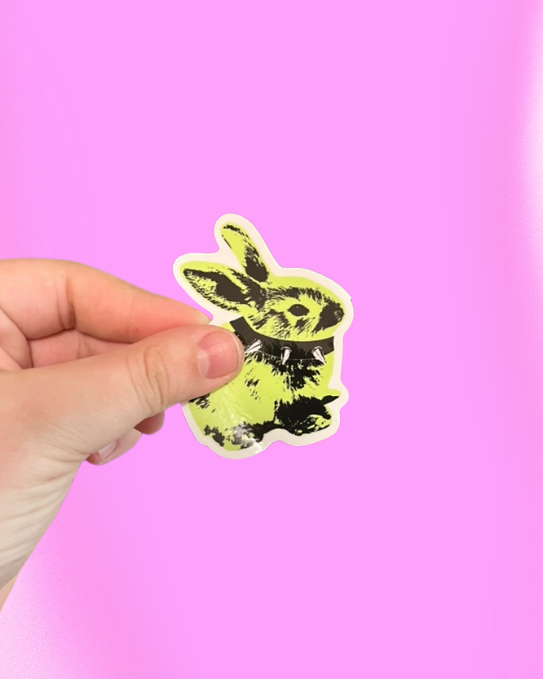 2.5" Spiky Bunny Sticker