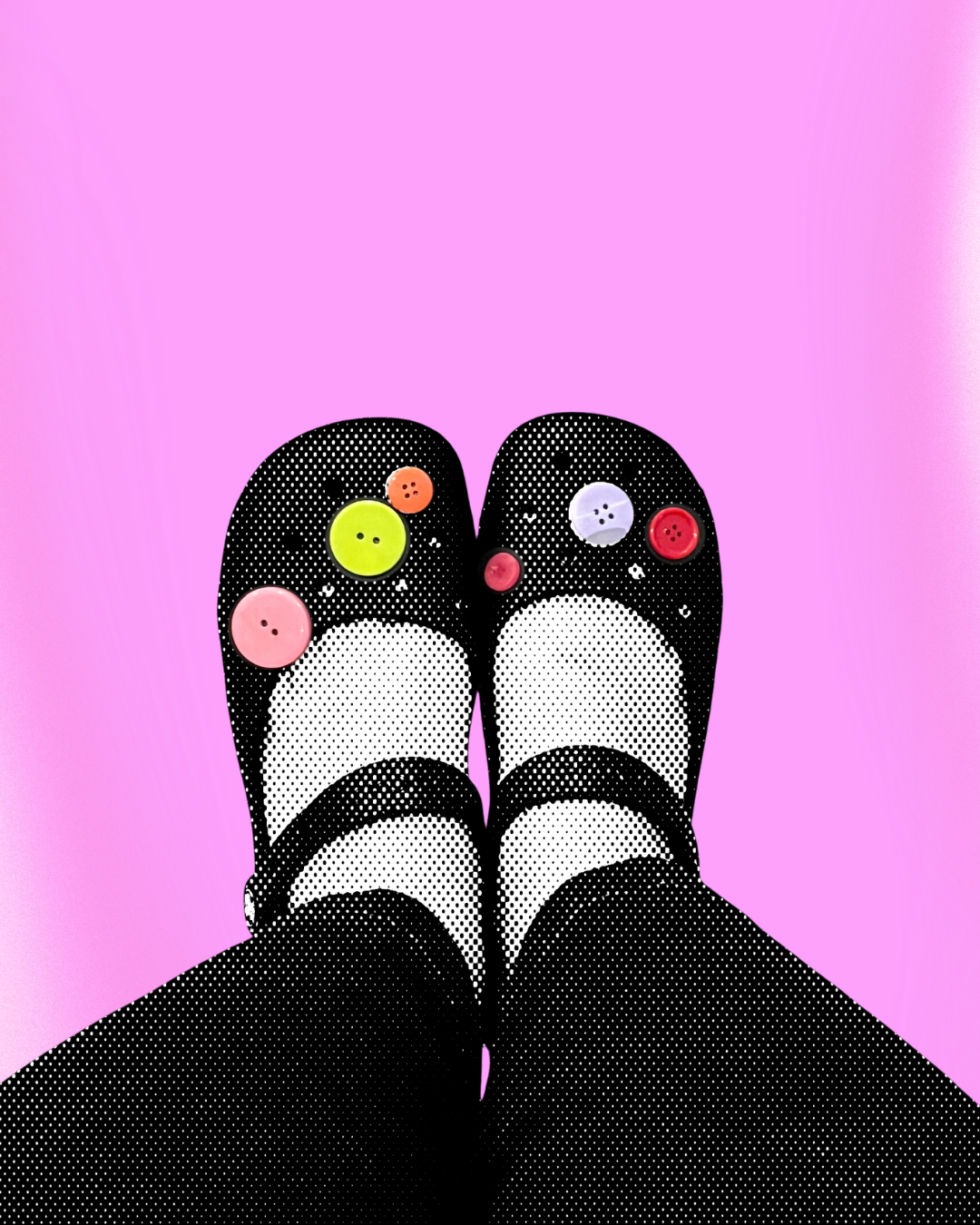 Upcycled Button Croc Charms: Shoe Jewelry Pack