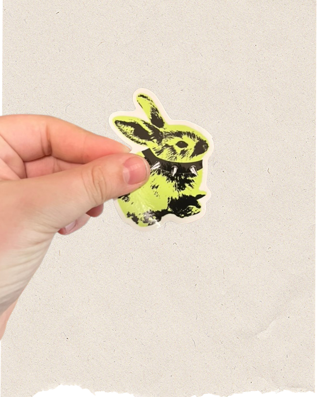 2.5" Spiky Bunny Sticker