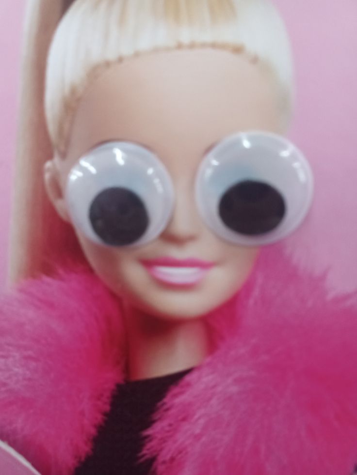Upcycled Googly Eye Hair Clip Barrette Set