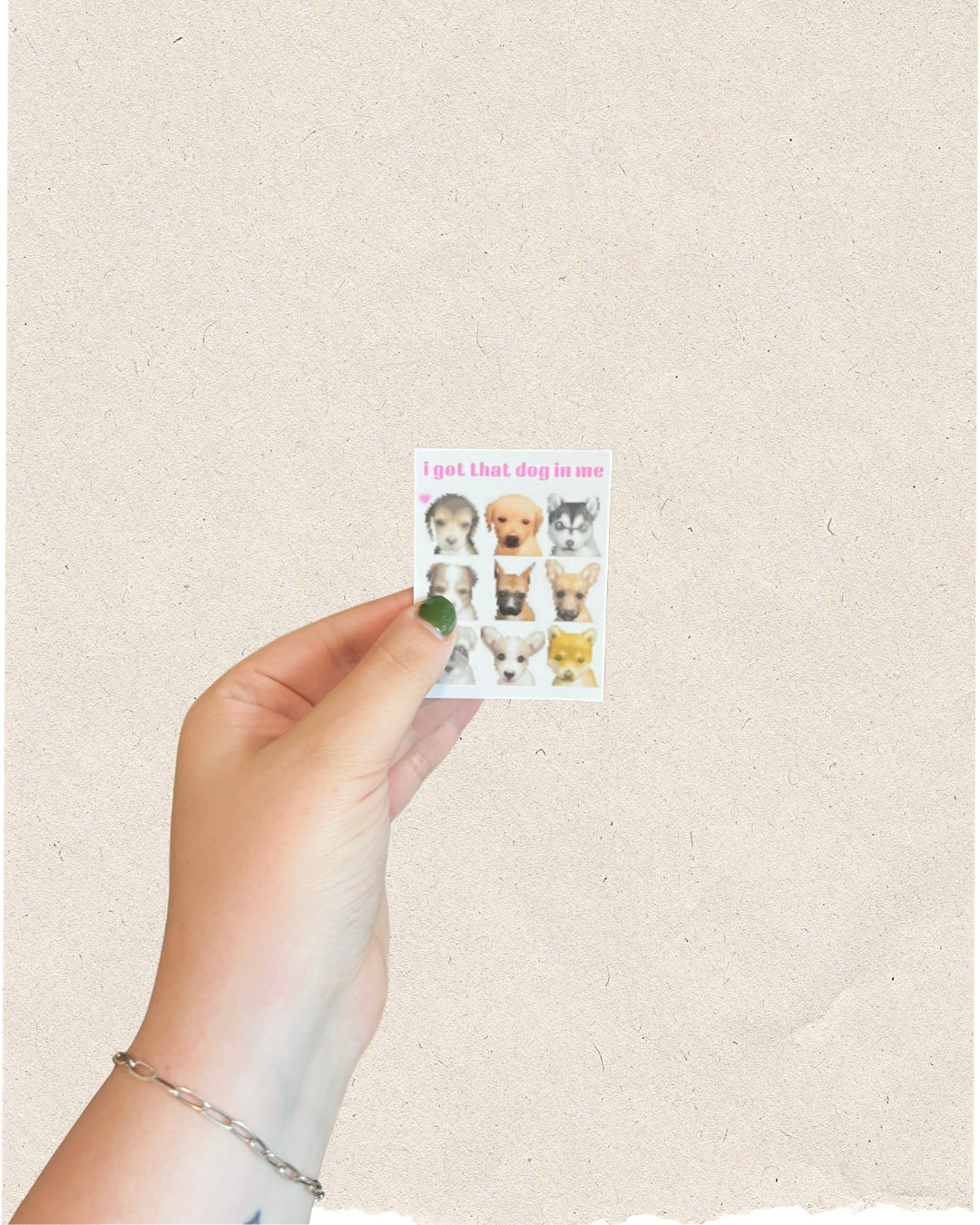 2.5" I got that dog in me Sticker