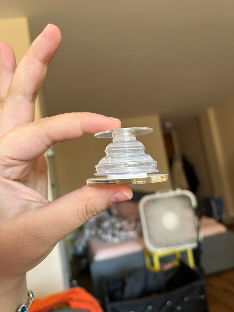 Acrylic phone grips