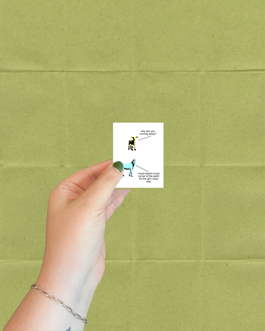 2.5" Girl I Once Was Sticker