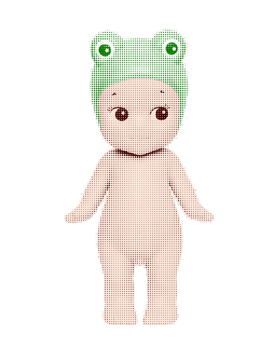 Sonny Angel Halftone Print - Frog