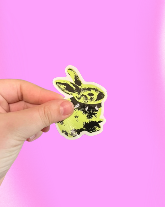 2.5" Spiky Bunny Sticker