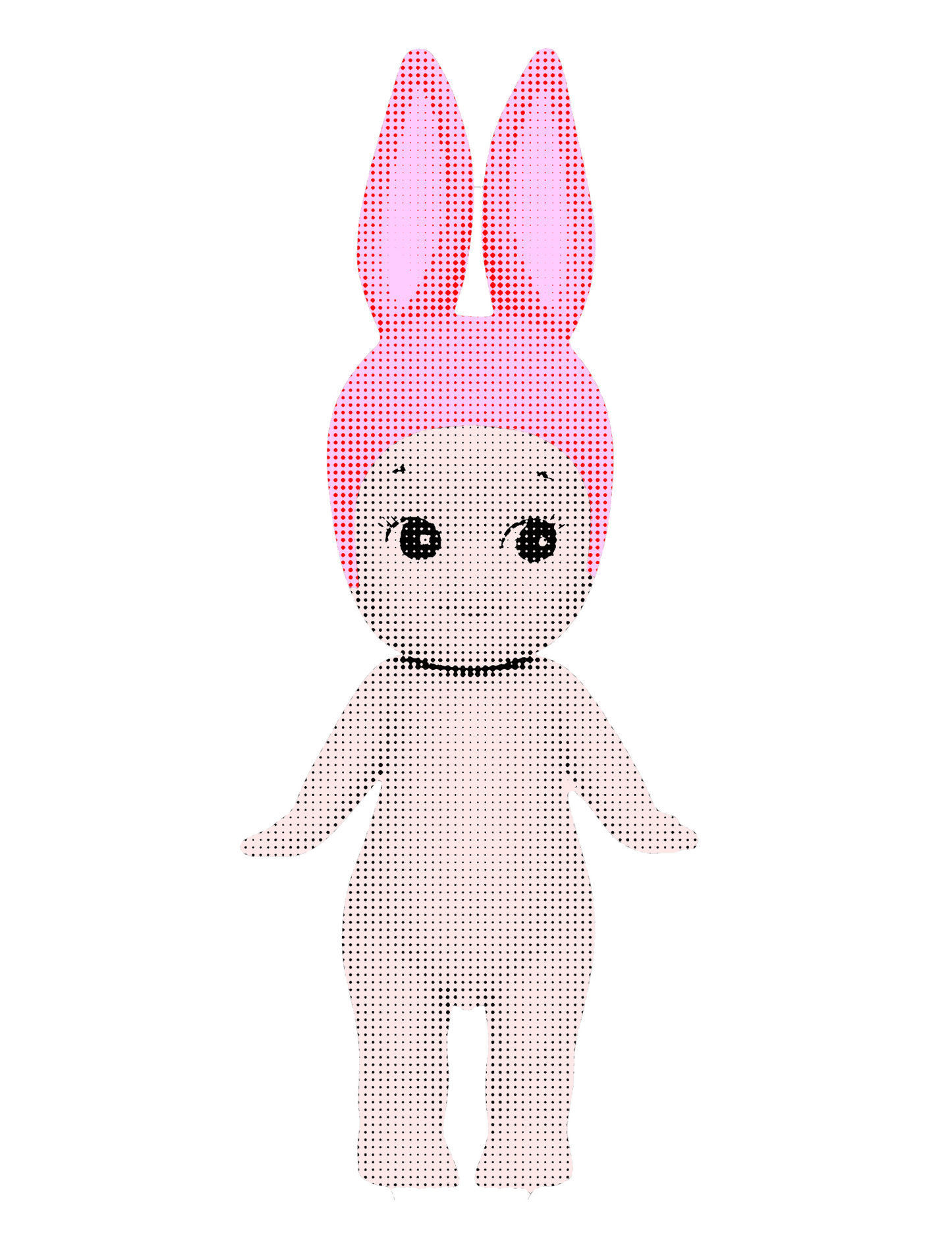 Sonny Angel Halftone Print - Bunny