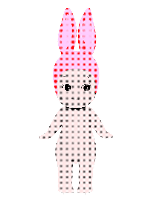 Sonny Angel Halftone Print - Bunny