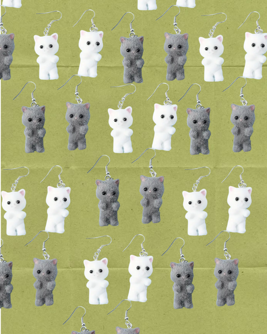 Calico Critter Cats Earrings