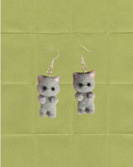 Calico Critter Cats Earrings