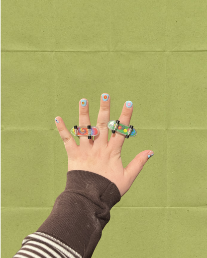 Mini Functional Skateboard Ring