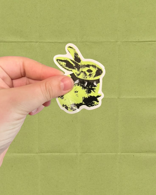 2.5" Spiky Bunny Sticker