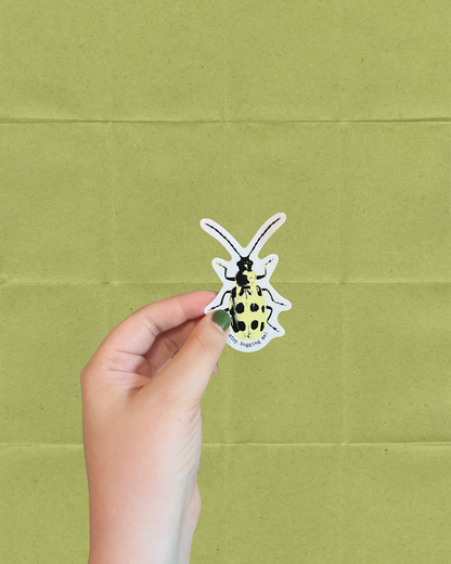 2.5" Stop Bugging Me Sticker