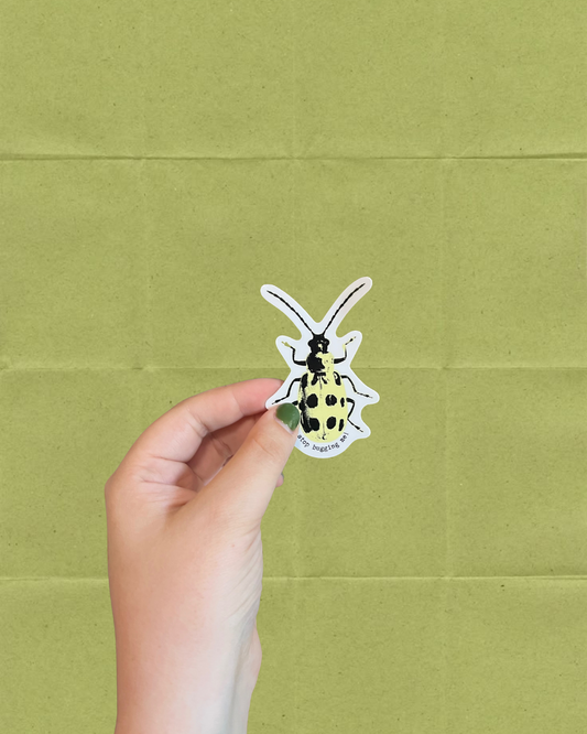 2.5" Stop Bugging Me Sticker