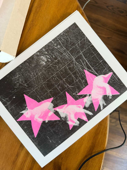 *limited edition* 8 x 10 risograph print "lunge"