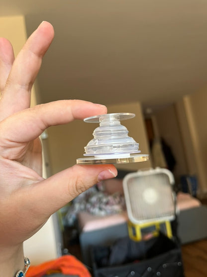 Acrylic phone grips