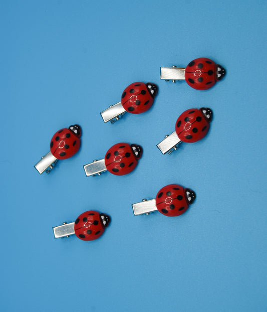 Ladybug Barrette Hair Clip