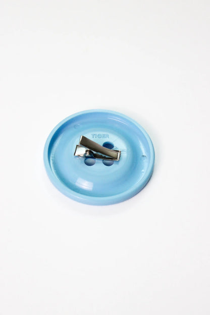 Giant Button Hair Clip Barrette Set