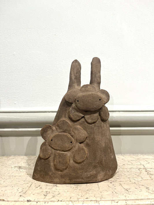 Flower Guy Ceramic Sculpture