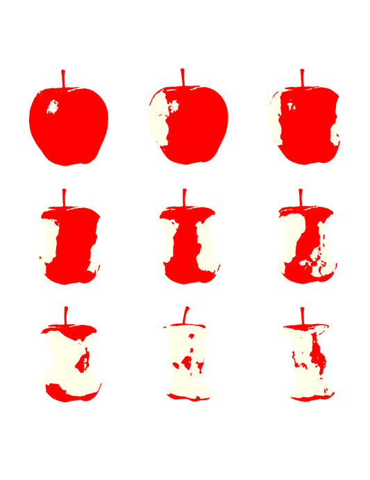 Red Apple print