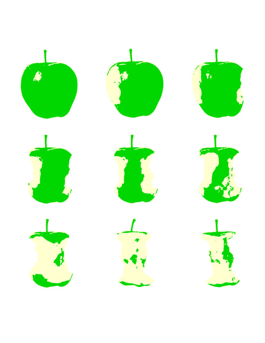 Green Apple print