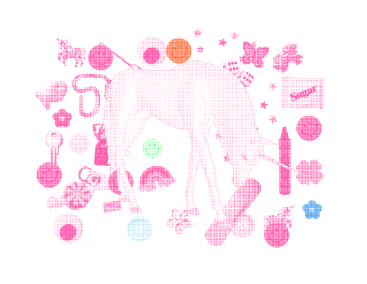Unicorn Trinket Print: Funky Art Illustration