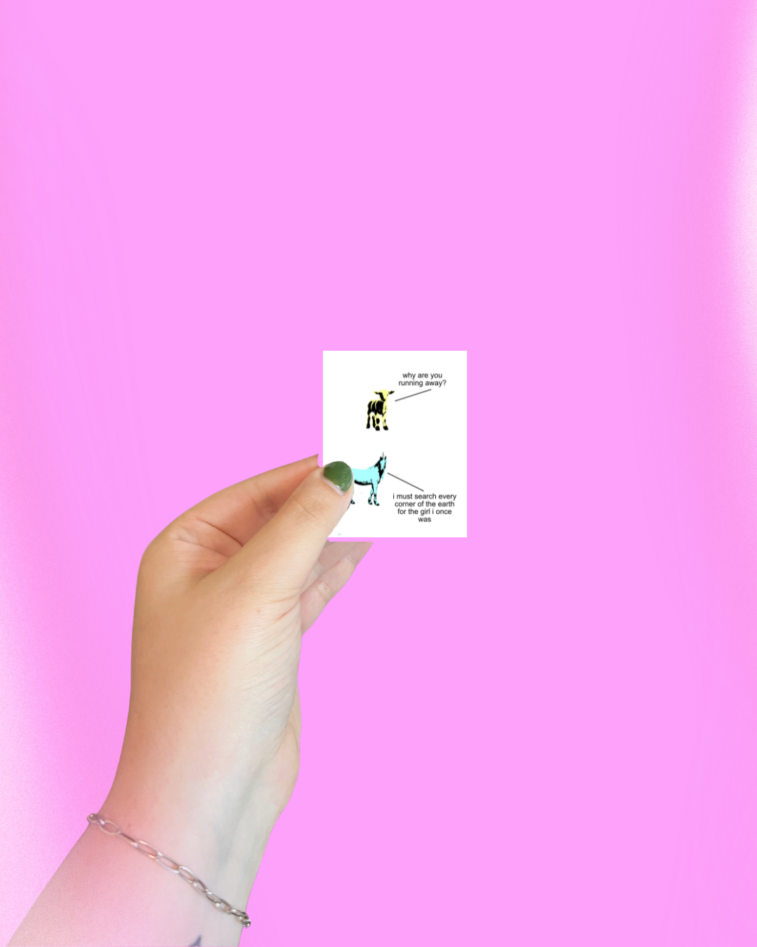 2.5" Girl I Once Was Sticker