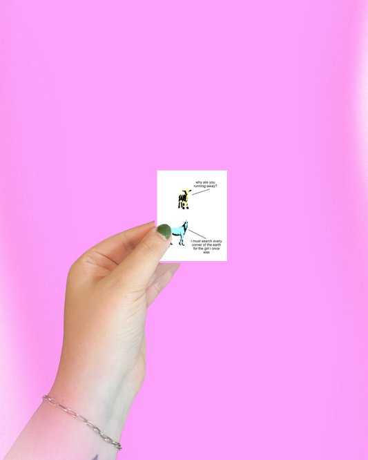 2.5" Girl I Once Was Sticker